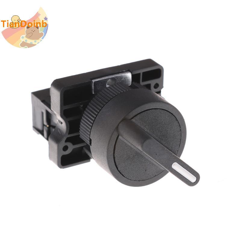 TianYe Mới Bật / Tắt 2 Vị Trí Xoay Chọn Công Tắc 1 NO 10A 600V AC XB2-ED21 EJ21 VN