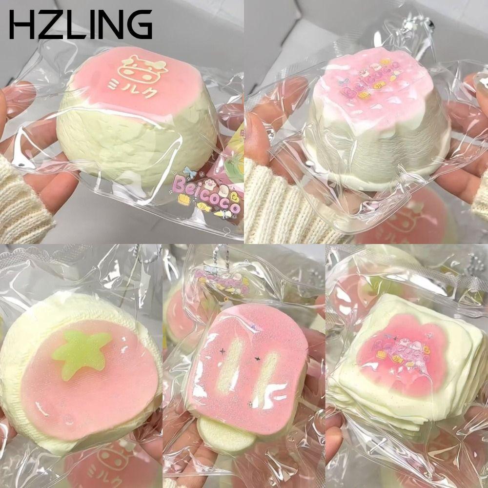 HZLING Squishy tăng chậm, Squishes Làm dịu Đồ chơi Fidget Squishy Squishy Cake Donut, Quà tặng Giảm 