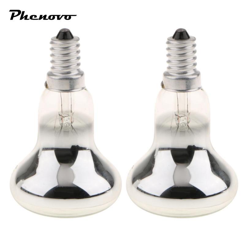 2 Chiếc R50 E14 Trong Suốt Phản Quang Đèn Điểm Bóng Đèn 40W 2 Chiếc 40W