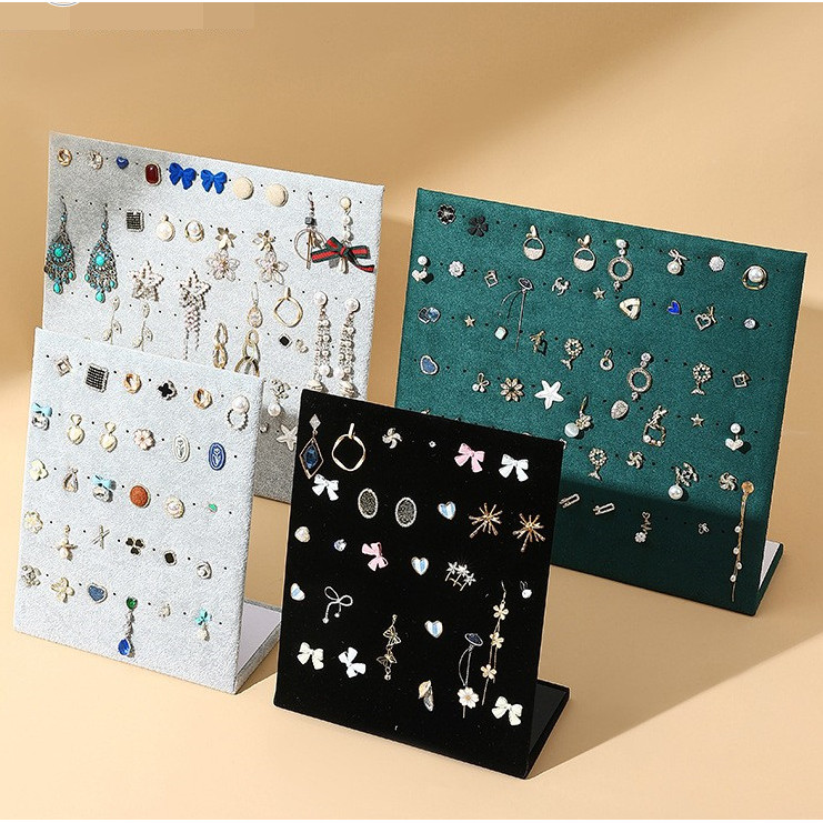 Popular~Velvet earring display stand, earring storage rack, necklace and bracelet hanger, jewelry di