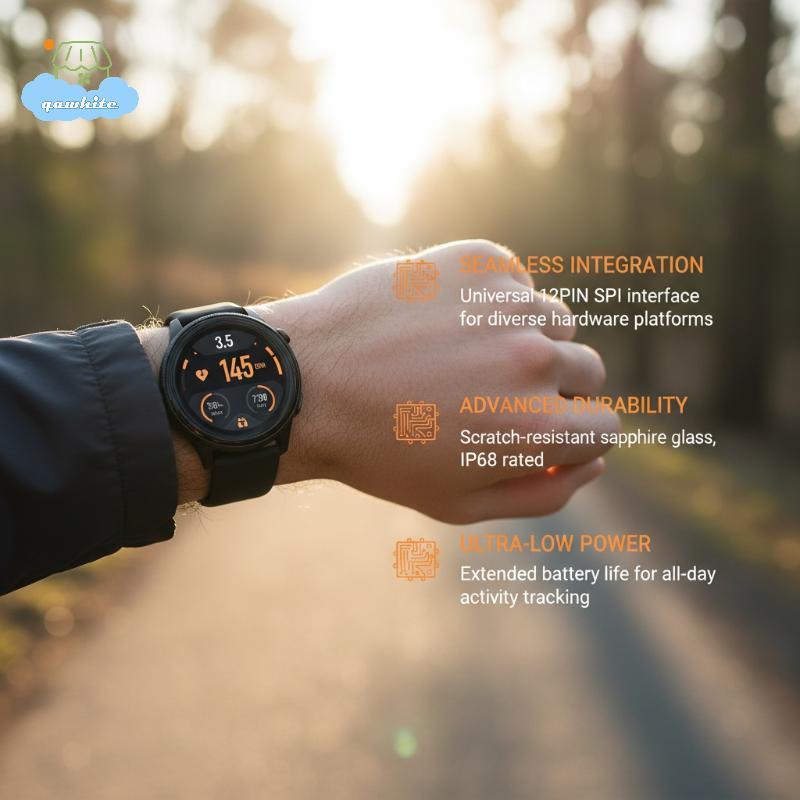 [LI] IPS 1.28 Inch 15PIN SPI 262K TFT LCD Màn hình tròn cảm ứng điện dung GC9A01 Bộ điều khiển CST81