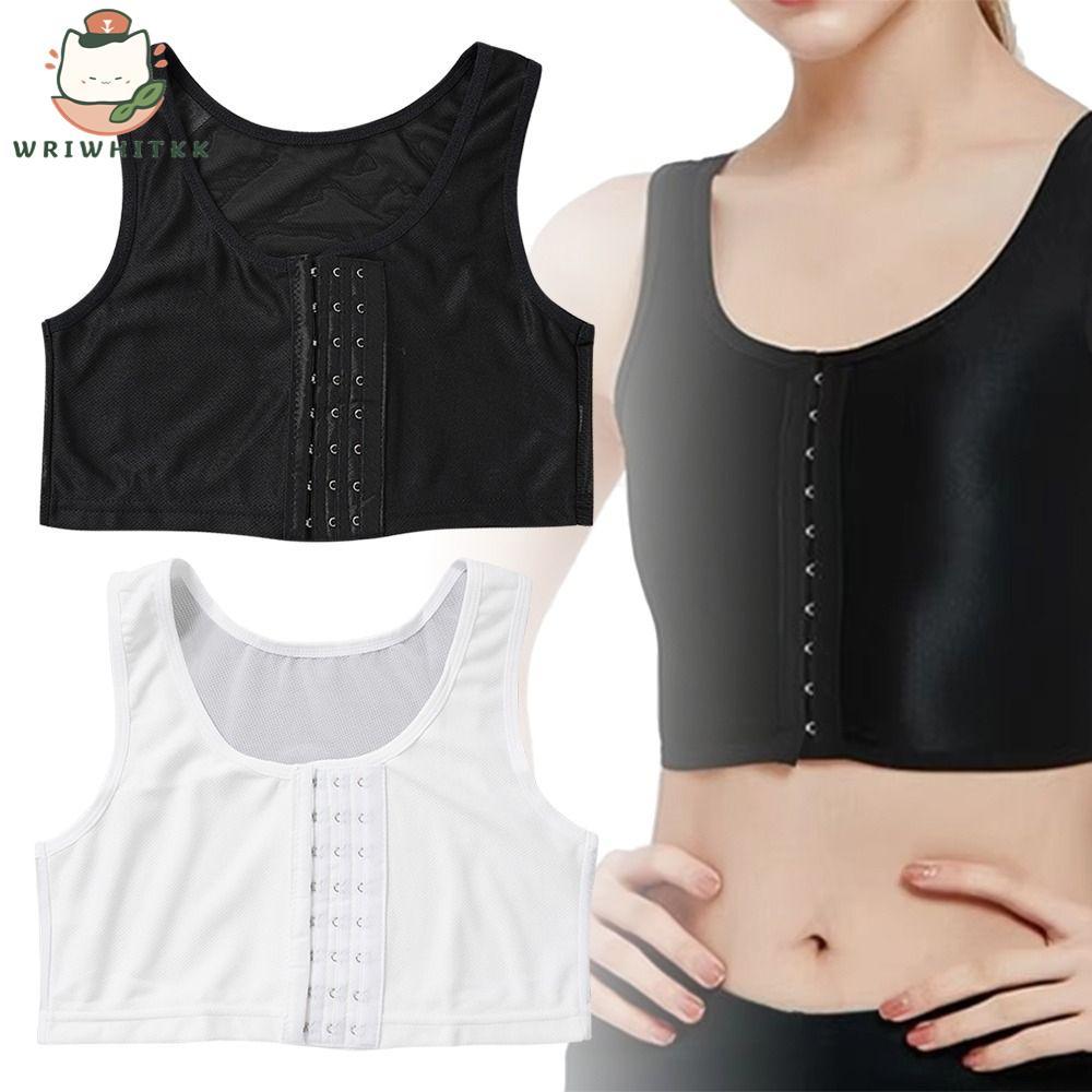 Áo liền quần vest ngực shaper bền cho tomboy và trans lesbian, Size M-3XL