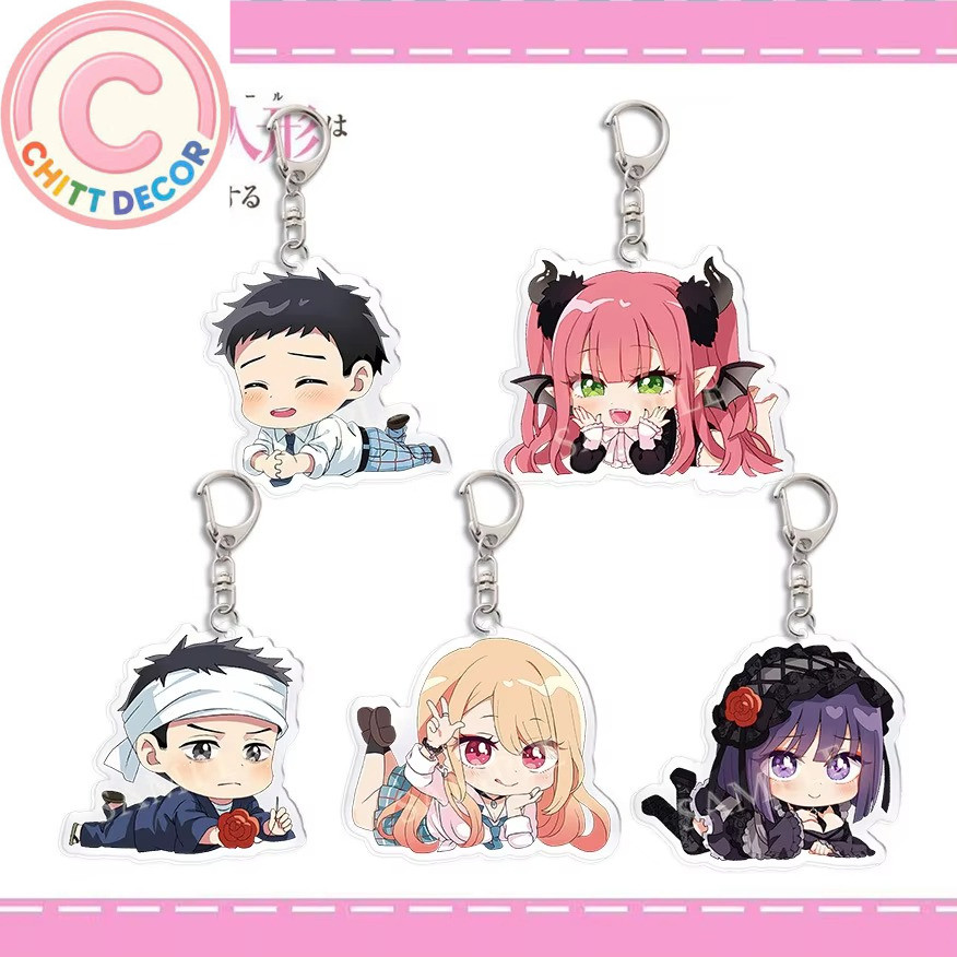 Móc khoá Anime My Dress-Up Darling Keychain Gojo Wakana Kitagawa Marin Inui Sajuna Inui Shinju Acryl