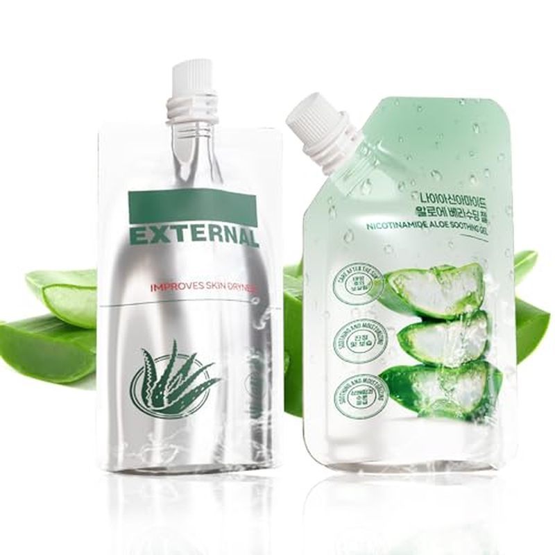 Gel lô hội tinh khiết 99%, 260ml - Gel lô hội dưỡng ẩm cho da mặt và da, không dính gel lô hội dưỡng