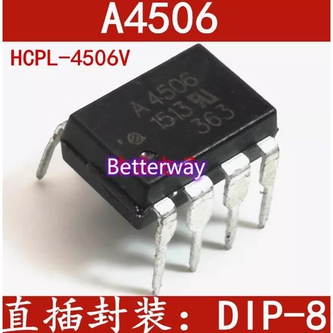 10 chiếc A4506 HCPL-4506 A4506V HCPL-4506V DIP-8 mới