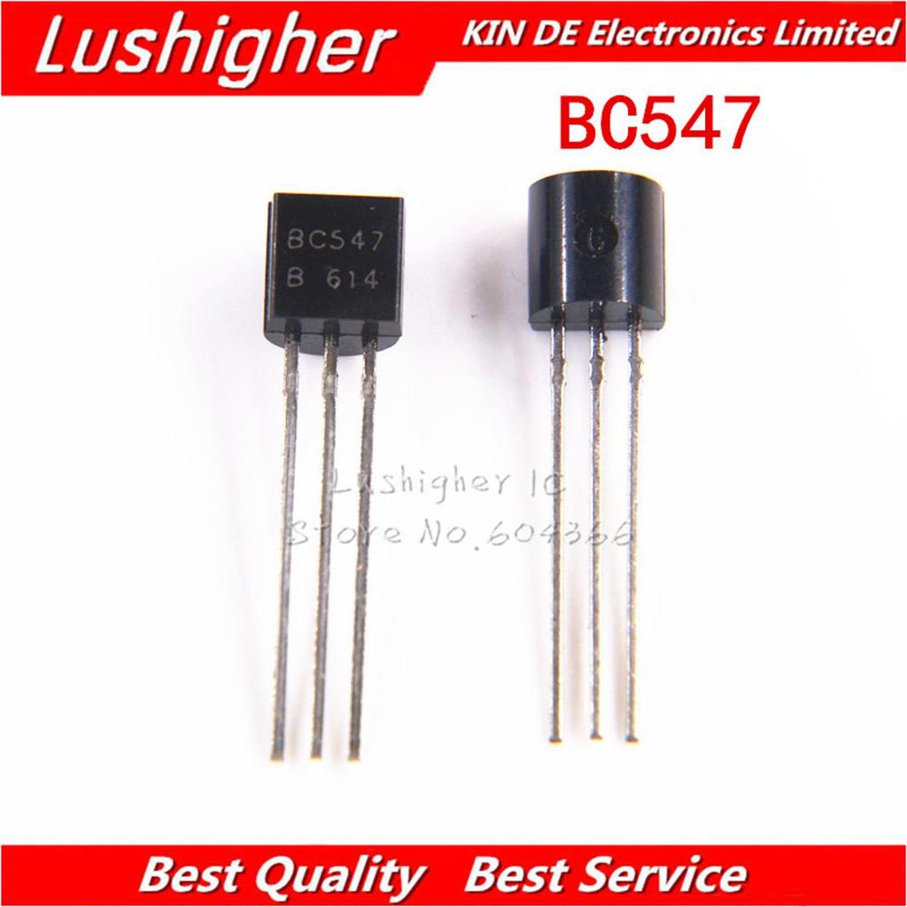 100 CÁI BC547C TO92 BC547 TO-92 547C Triode Transistor Mới