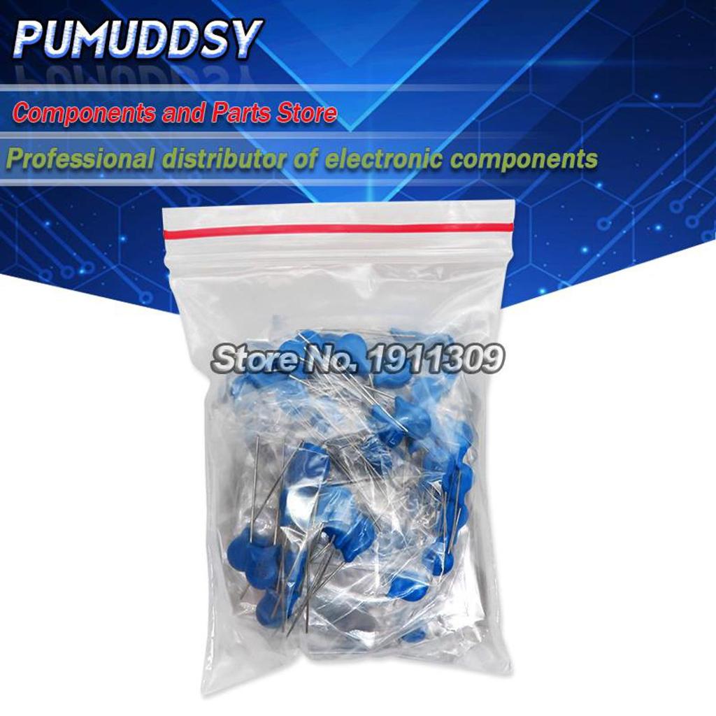 100 Cái / lốc 2KV tụ điện gốm cao áp Bộ phân loại 2KV 102K 221K 332K 471K 472K 561K 681K 821K Bộ tụ 