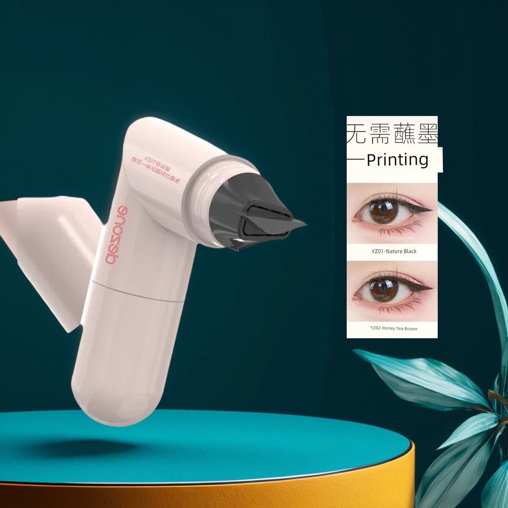 DEZONE DEZONE Bút Kẻ Mắt Tất Cả Trong Một Cói Phác Thảo Bút Kẻ Mắt Màu Dài Loại Vệ Sinh Bút Kẻ Mắt D