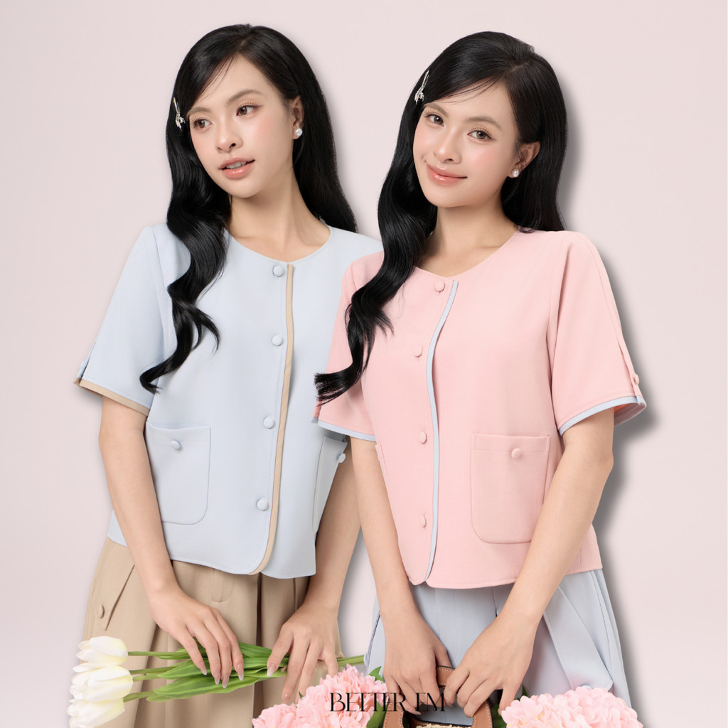 Áo Happy - Better EM - áo dáng suông tay ngắn theo size từ 45-82kg