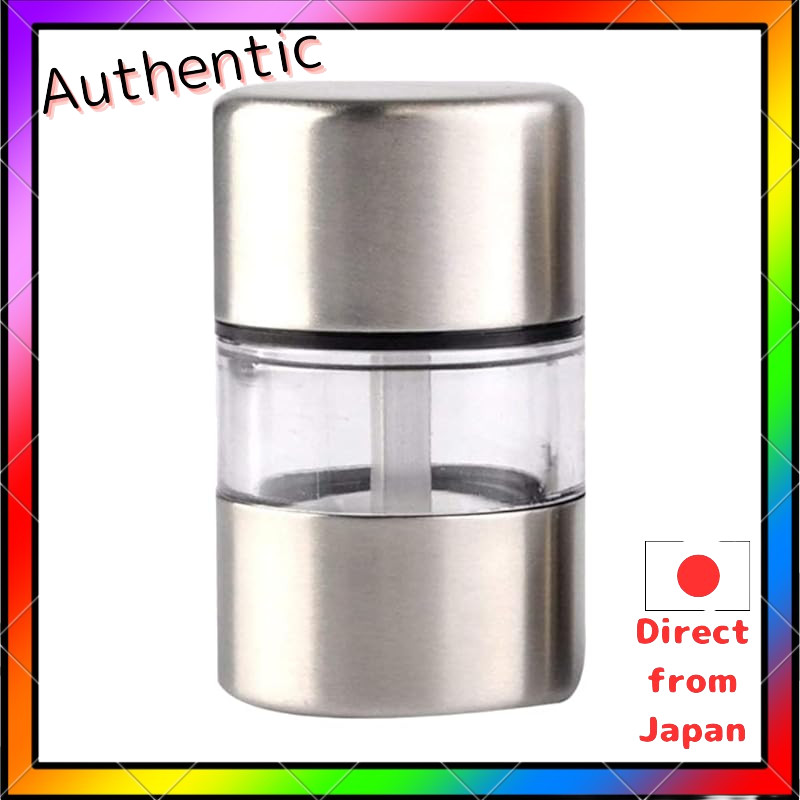 Stainless Steel Ceramic Manual Household Sea Salt and Black Pepper Grinder Small Portable Ceramic Sa