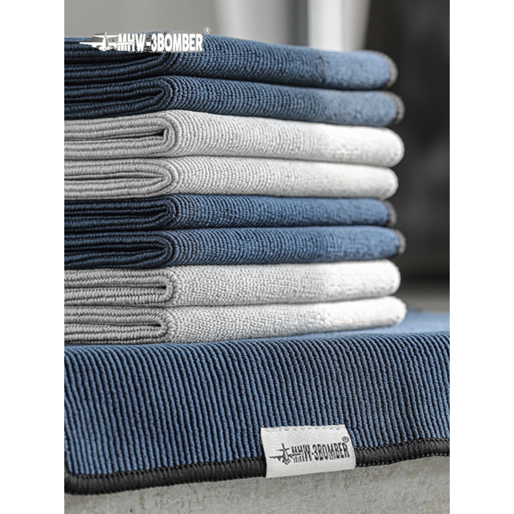 MHW-3BOMBER Bomber Barista Rag Khăn thanh Ý có vòng treo Bộ vải làm sạch bốn mảnh