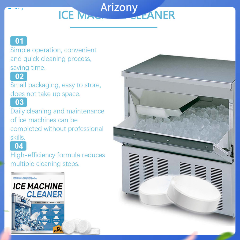 《 penstok 》 Ice Machine Descaling Agent Ice Machine Descaler Viên nén làm sạch máy đá thân thiện với