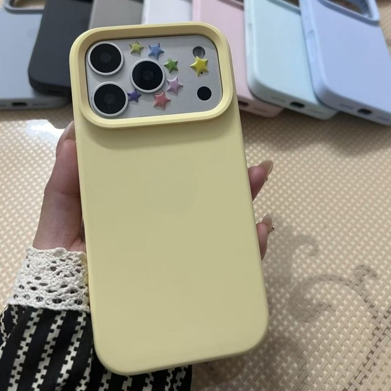 Ốp Điện Thoại Silicon Lỏng Sang Trọng Cho Apple IPhone 17 Air 15 16 14 13 12 Pro Max 17Pro Ốp Lưng B