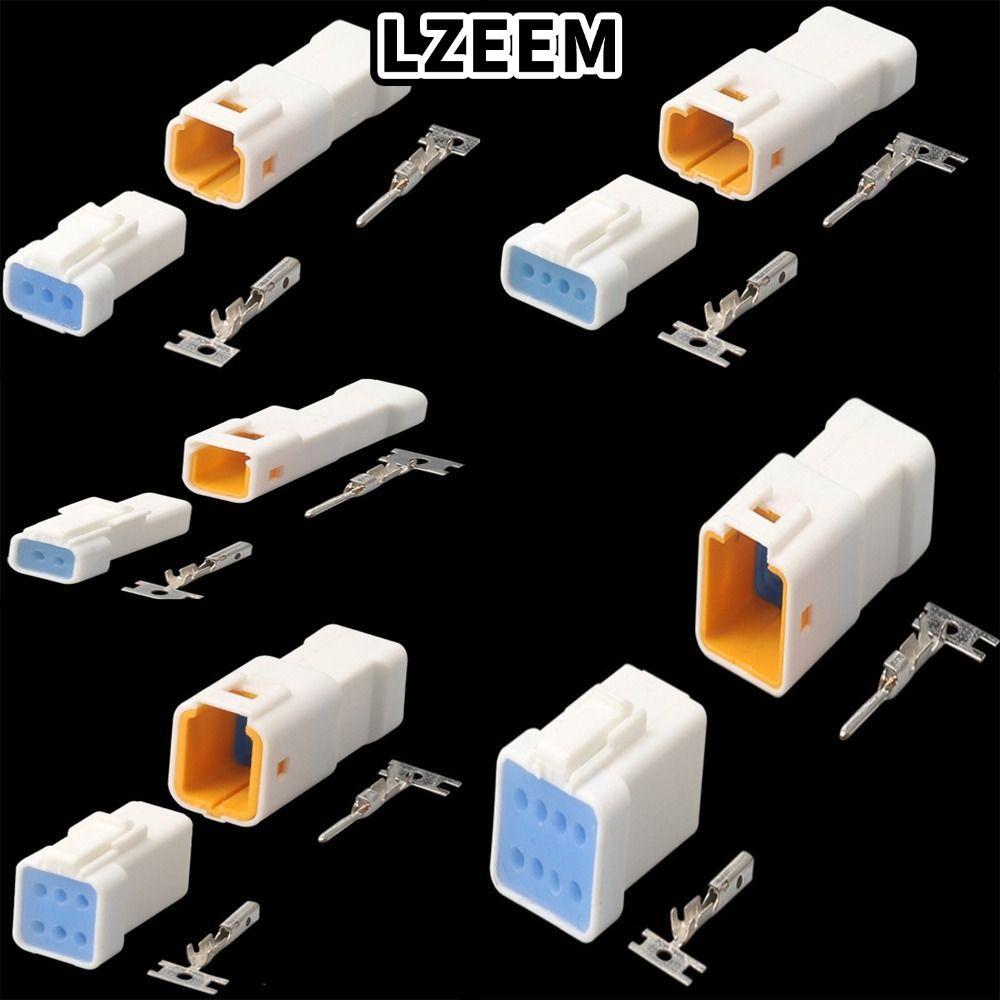 LZEEM JST JWPF Nam Nữ Mông Cắm, JST JWPF Loại 2 3 4 6 8 pin Đầu nối cáp chống nước ô tô, Phụ kiện ô 