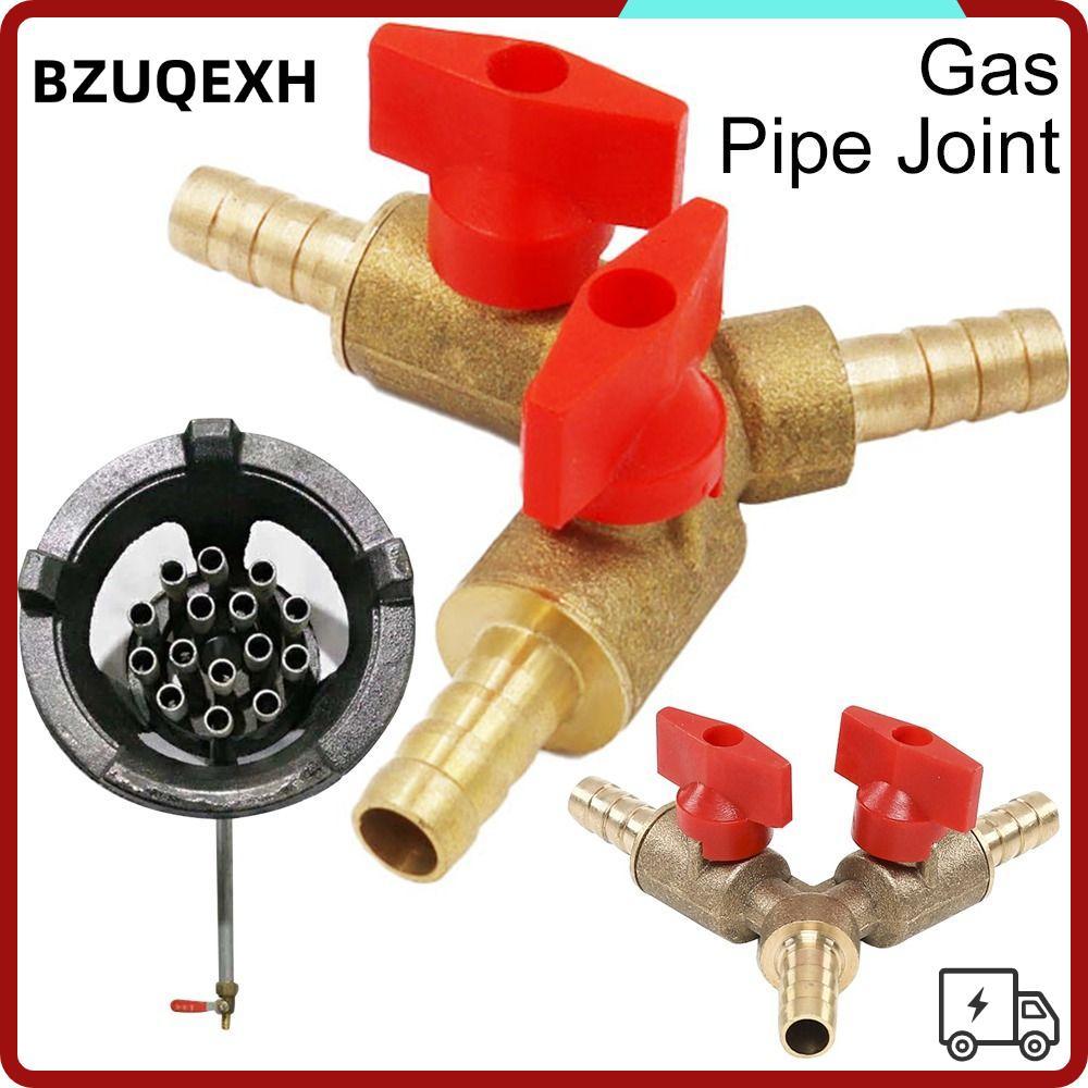 Đầu nối lắp ống BZUQEXH Sắt Bộ chuyển đổi van bi bền 10mm