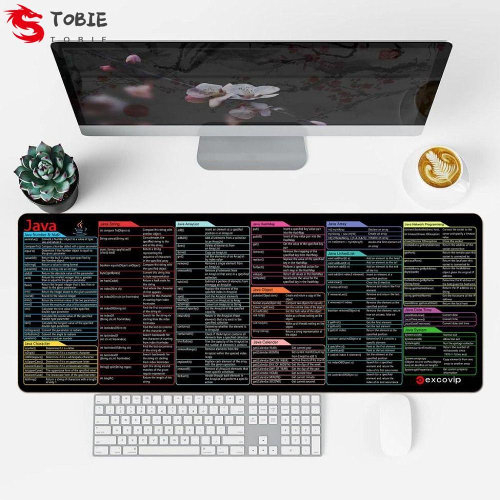 Tấm lót chuột cắt ngắn TOBIE, Thảm bàn phím văn phòng Java / Python / SQL EXCO, Tấm lót chuột chơi g