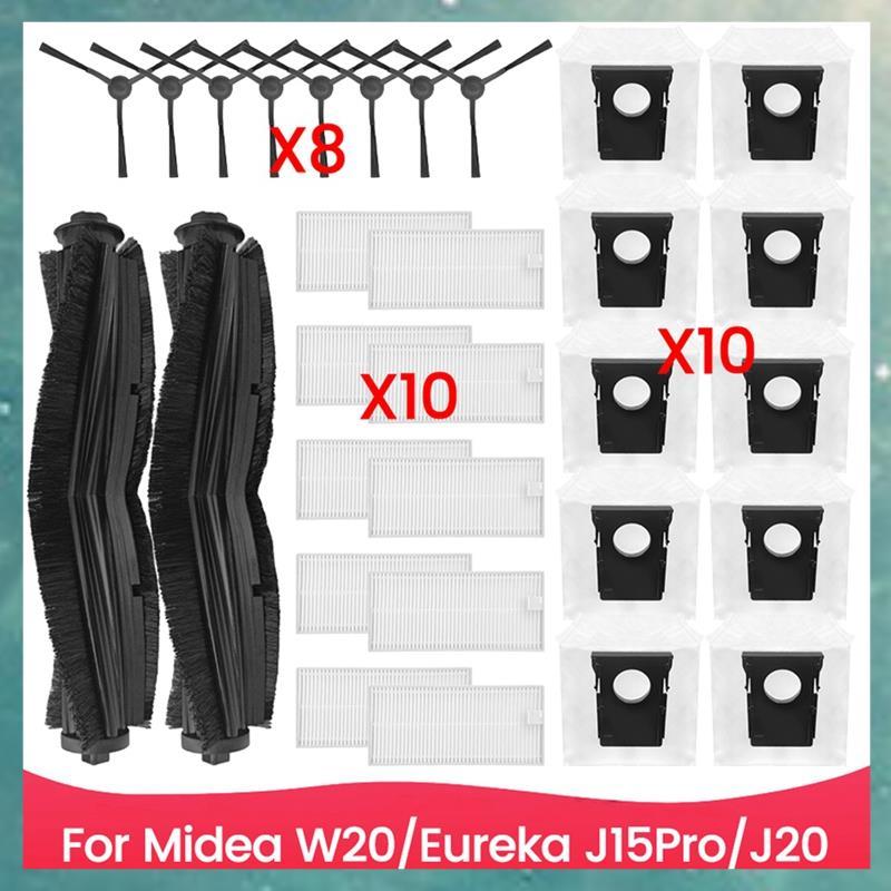 [uhktyltui.vn] Bộ 30 Túi Đựng Bụi Bàn Chải Và Lọc Cho W20 Cho J15Pro J20 Phụ Kiện Máy Hút Bụi Linh K
