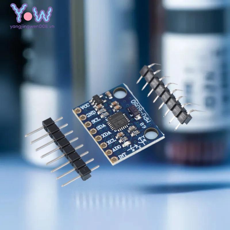 YANGWEN 1 Bộ GY-521 MPU-6050 MPU6050 Cảm biến con quay hồi chuyển tương tự 3 trục + Mô-đun gia tốc c