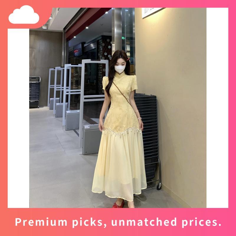 Hạnh sino.97 Váy thiết kế ren phối lưới mới tay hến mới sang chảnh