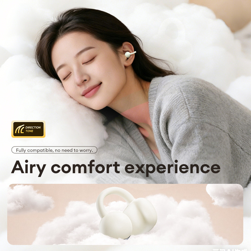 Tai nghe Bluetooth không dây Lenovo RS108 Hiệu ứng âm thanh HIFI toàn cảnh Cuộc gọi độ phân giải cao Giảm tiếng ồn Độ trễ thấp và không rò rỉ âm thanh Bluetooth 6.0 | BigBuy360 - bigbuy360.vn