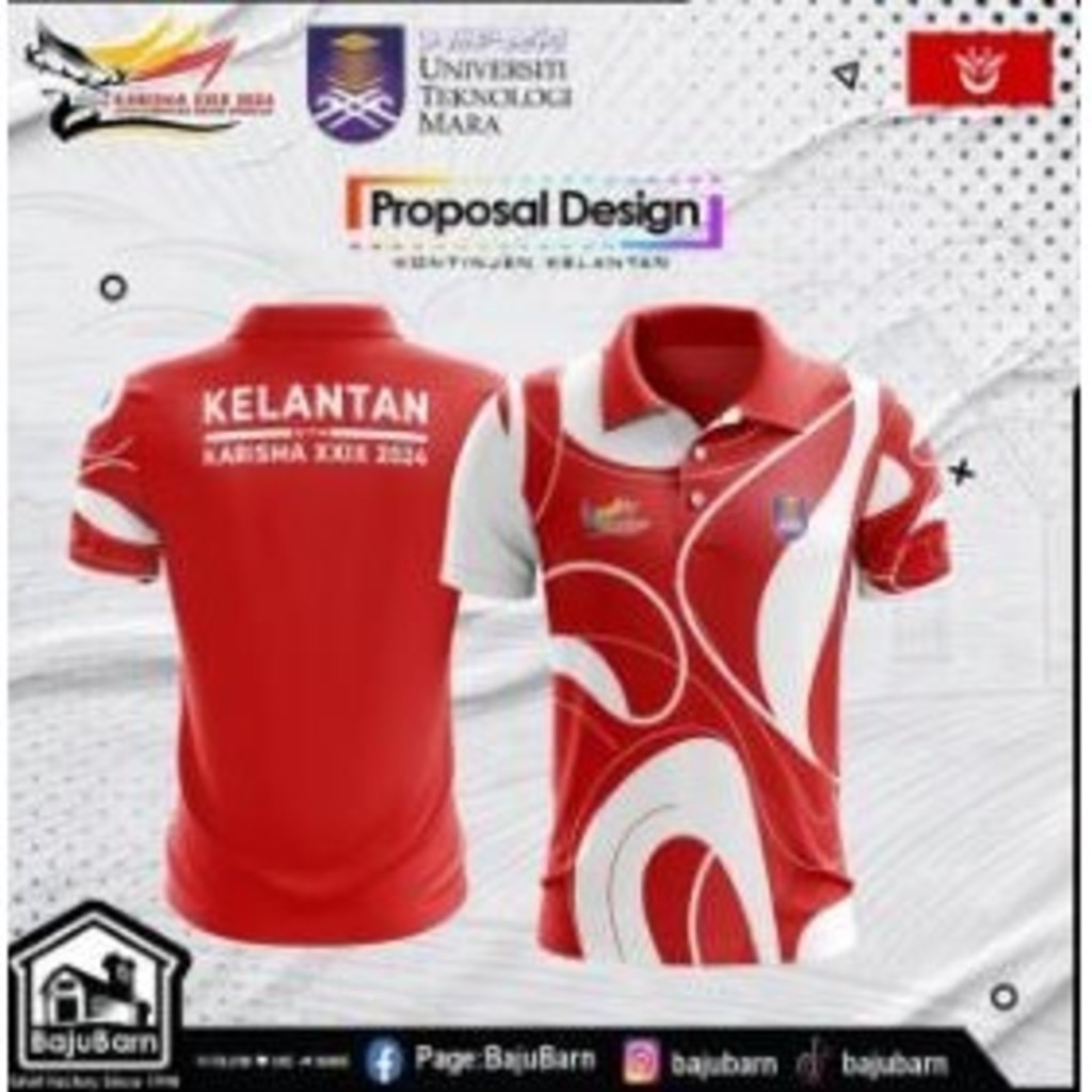 Áo thun thời trang Karisma 2025 / Baju Microfiber Jersi / Jersey Thăng hoa / Áo thun Jersey