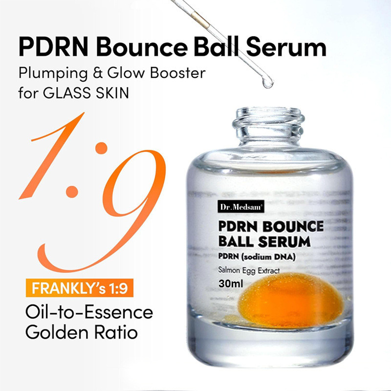 Hàng sẵn có Vận chuyển nhanh PDRN Bouncy Ball Essence Salmon Salmon DNA Firming Anti-Wrinkle Stock S