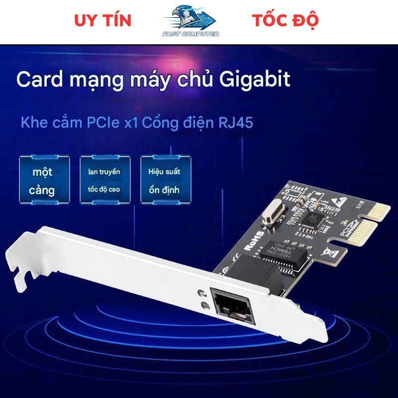 Card Mạng Lan Pci-E 1Gb Gigabit Ethernet RTL 8111E , RTL 8111C