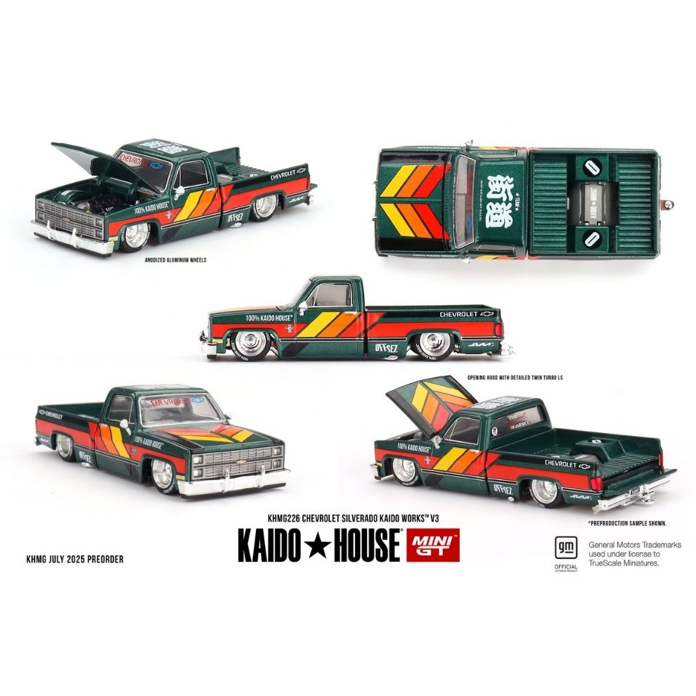 MÔ HÌNH XE Kaido House KHMG226 Chevrolet Silverado Kaido Works V3