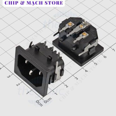 [2 Cái]- AC007 Đầu Nối Nguồn AC Hàn PCB 10A Chip & Mạch Store