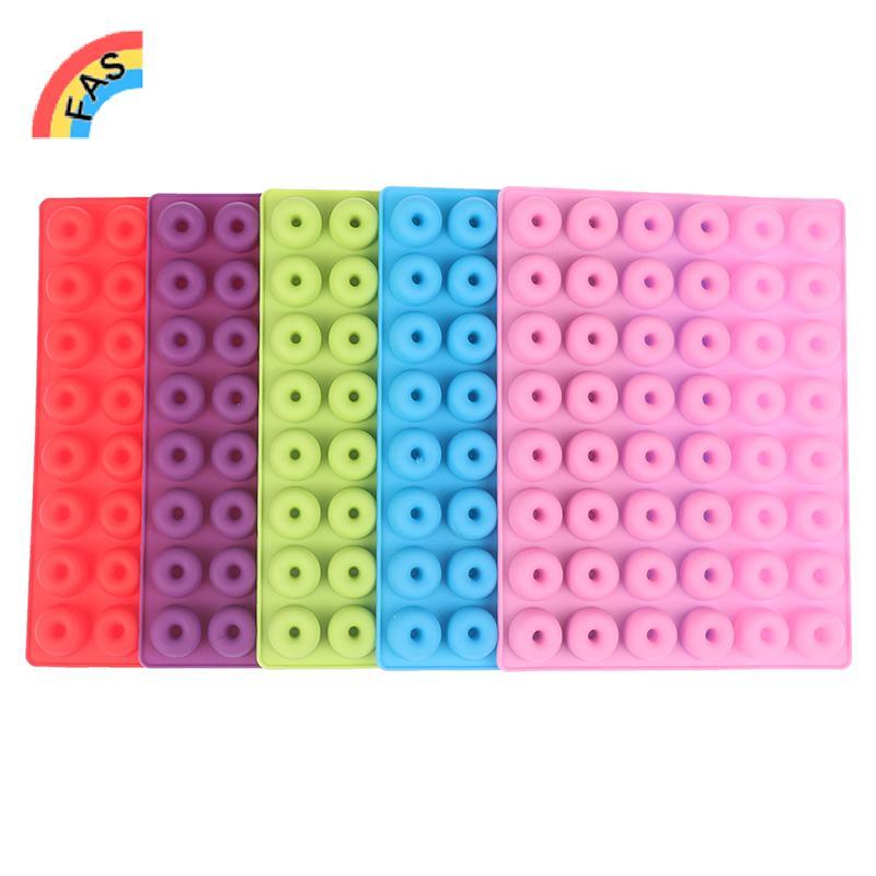 [FAS] Khuôn Chảo rán mini 48 lỗ Bánh rán silicon Khuôn Muffin dùng để làm bánh Khuôn làm bánh rán Bá