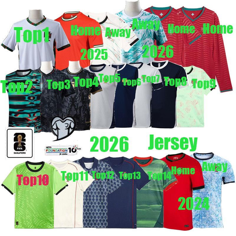 Áo đấu thế giới 2026 Áo PRT BERNARDO JOAO FELIX B.FERNANDES VITINHA POR Áo thun bóng đá dài tay tất 