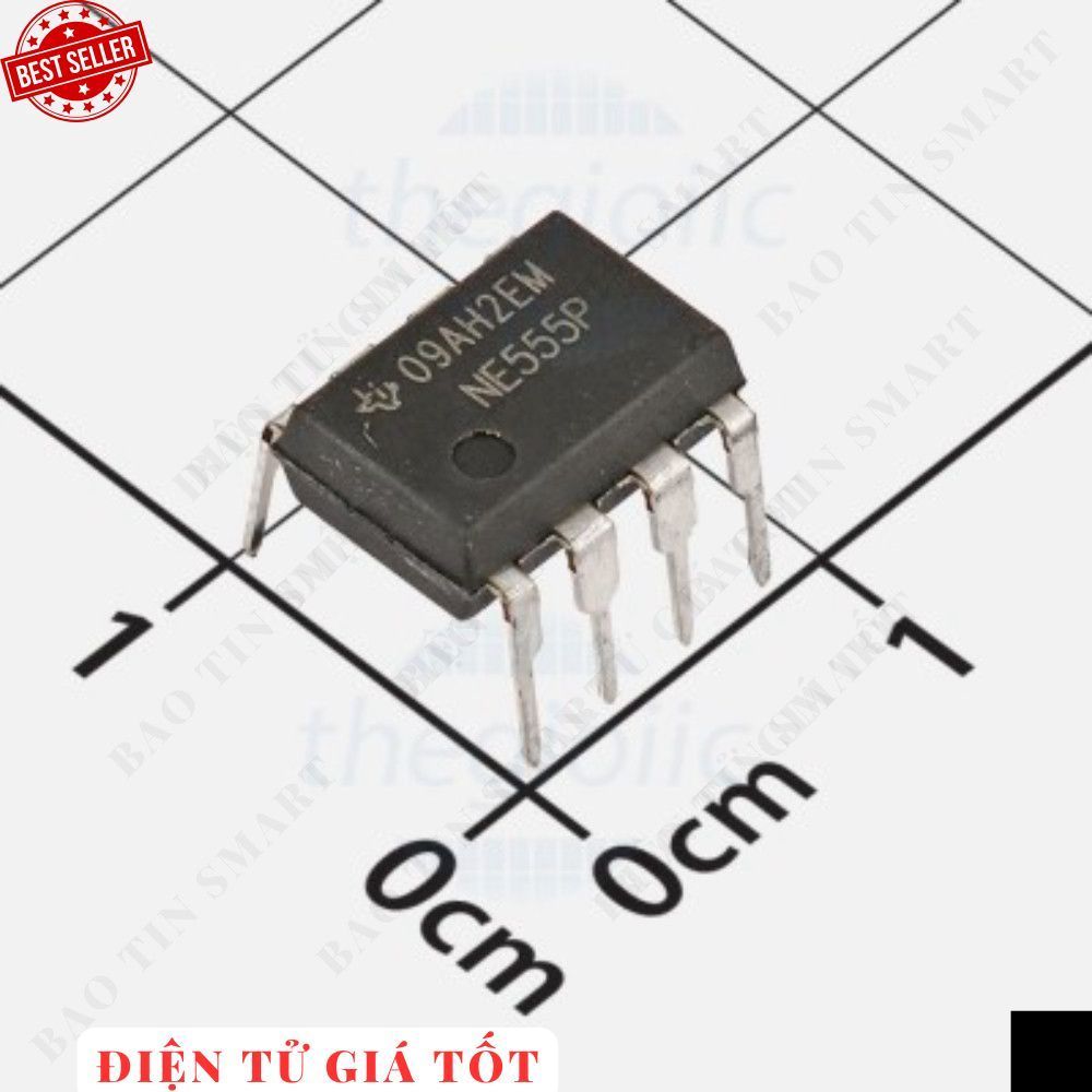 [5 Cái]- NE555P IC Timer Circuit 100kHz 8-DIP Điện Tử Giá Tốt 886