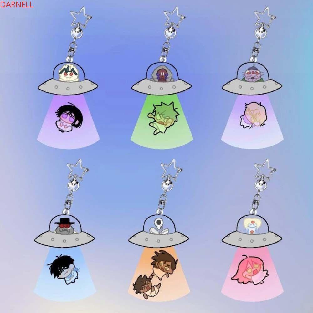Mặt dây chuyền DARNELL Till Ivan, Túi ngoại vi Anime Charm Alien Stage Móc khóa, Acrylic Mizi Sua Co