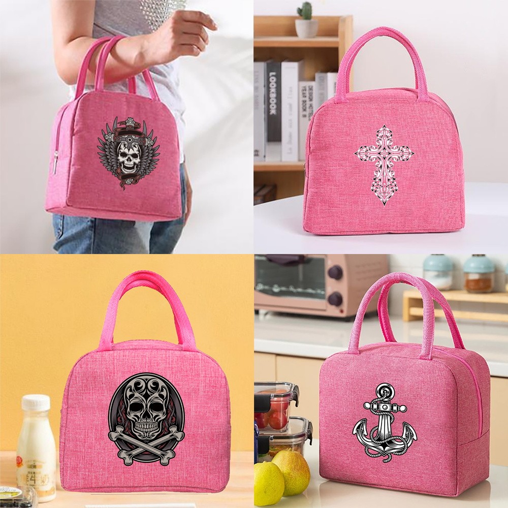 Leak-proof Student portable lunch bag lunch bag handbag In stock Outdoor picnic Thickened Insulated 