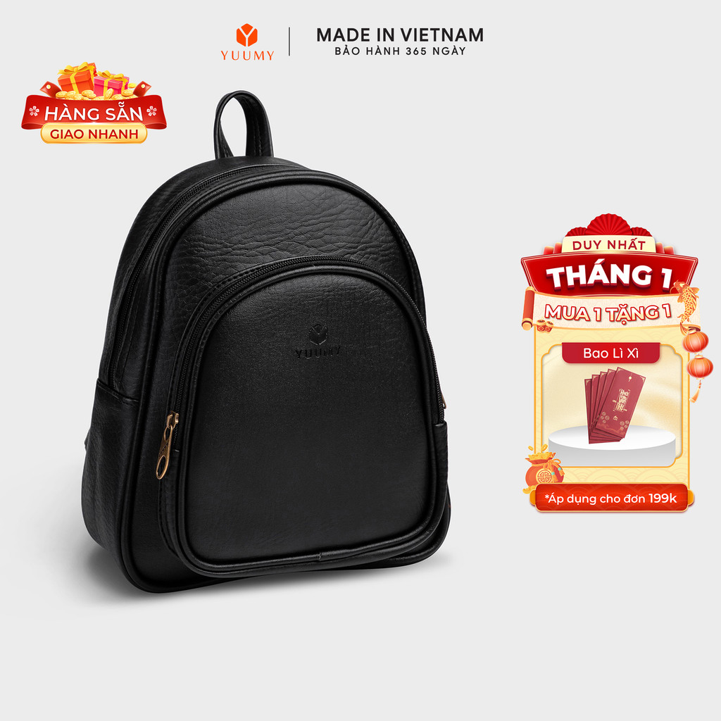 Balo Yuumy (Thời trang nữ cỡ trung - Balo da YBA4) Bagsmart