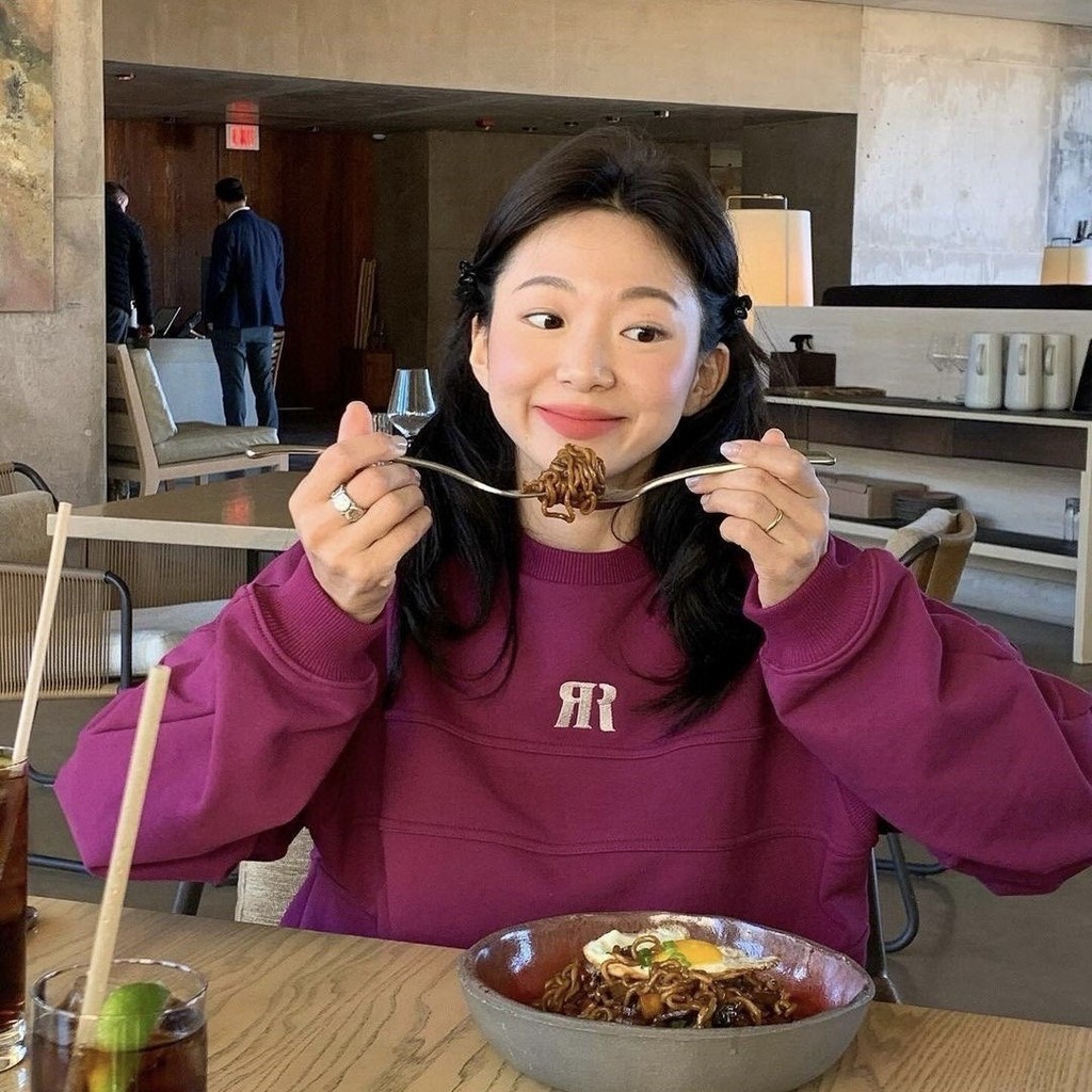 DCDG Spot Goods fever Blogger's Same Style Korean2025Autumn New Harajuku Style Loose Embroidered Swe