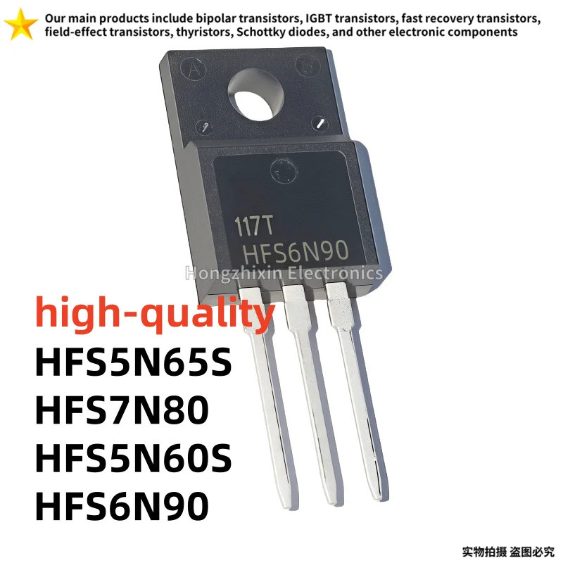 5 Chiếc HFS5N65S HFS7N80 HFS5N60S HFS6N90 TO-220F 5N65 7N80 5N60 6N90 Hiệu Ứng Trường Transistor