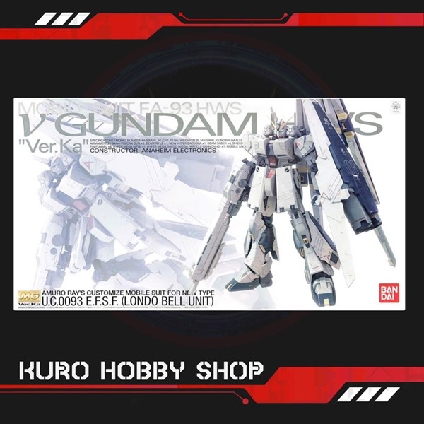 [CÓ SẴN] MG 1/100 Nu HWS Ver.Ka - Mô hình lắp ráp Bandai