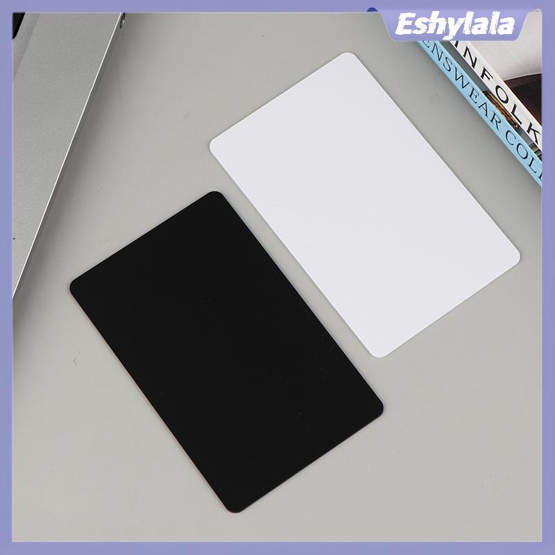 Eshylala 5 / 10 Chiếc NFC215 Bla Thẻ Trắng Có Thể Ghi Lại NFC NT-AG215 Thẻ PVC Trống Dễ Dàng Lập Trì
