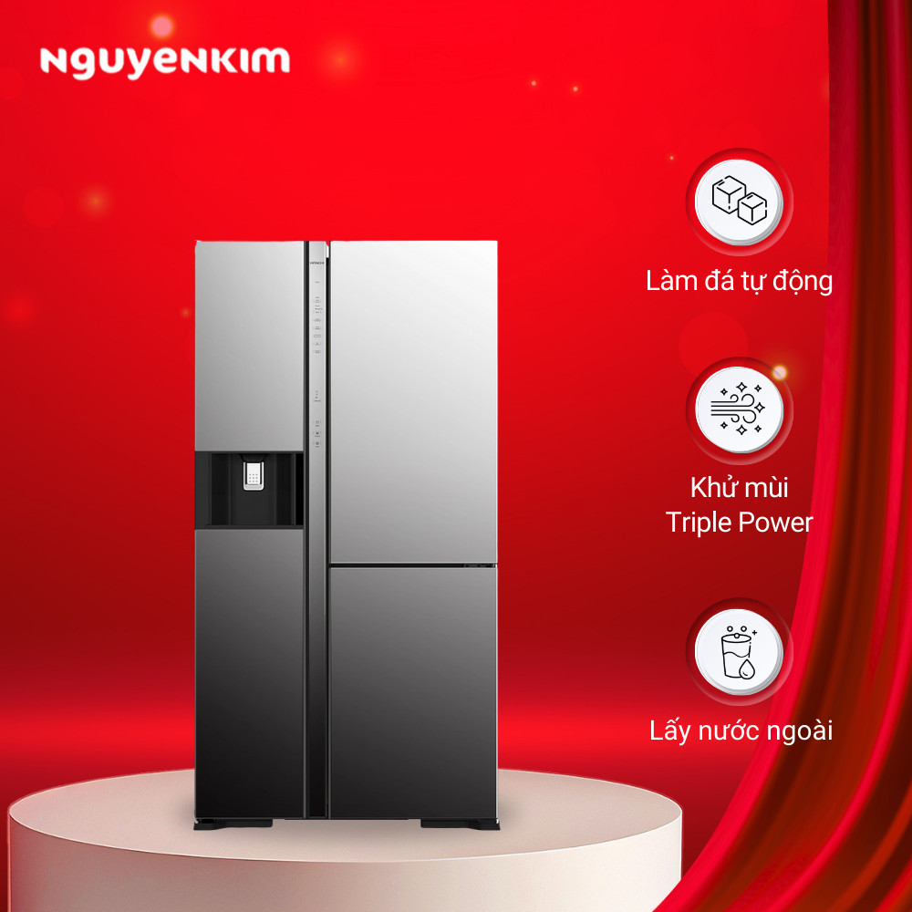 Tủ lạnh Hitachi Inverter 569 lít R-MY800GVGV0(MIR)