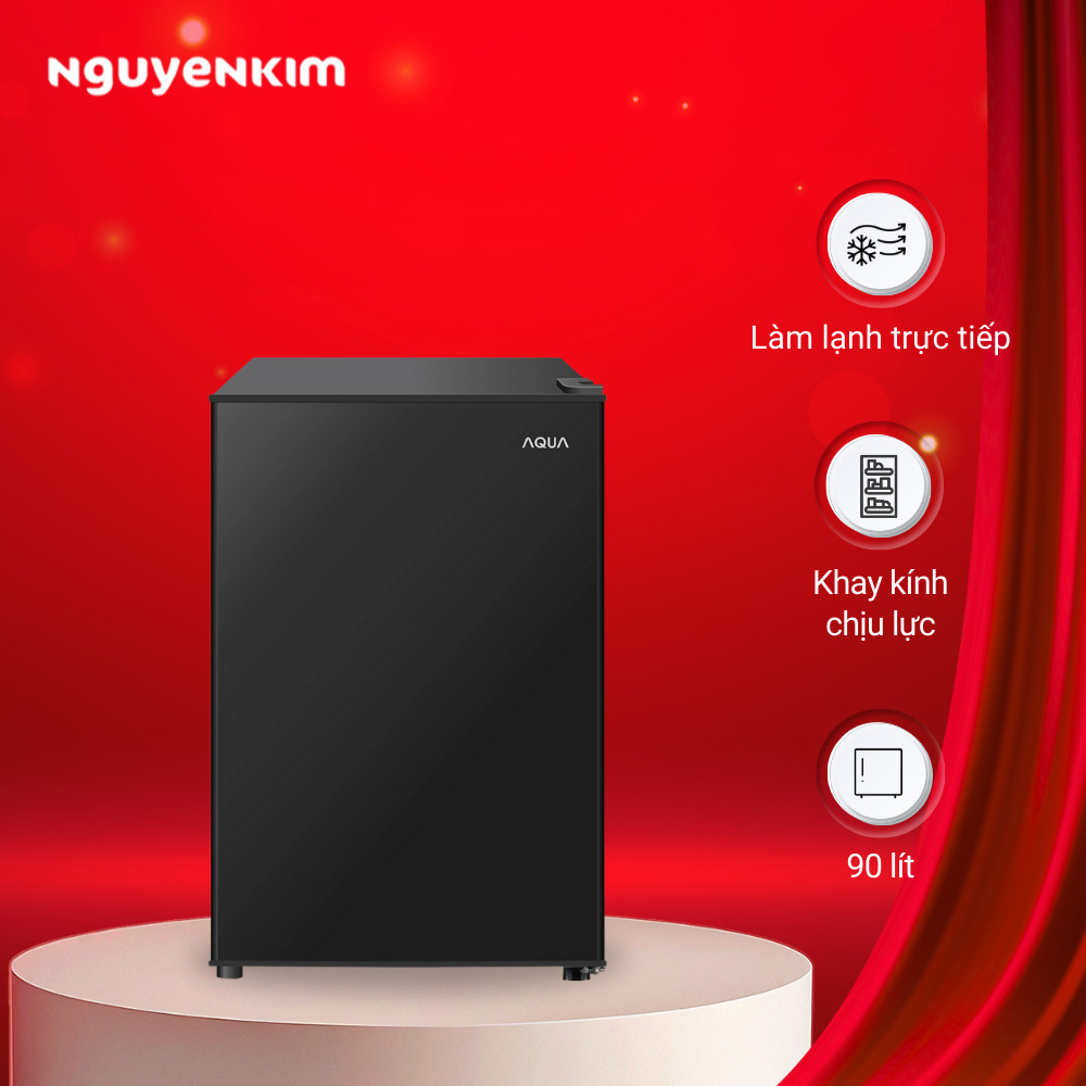 Tủ lạnh Aqua 90 lít AQR-D100FA(BS)