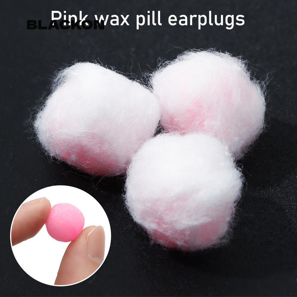 Blackon Nút Tai Cotton Wax Soft, Noise-Cancelling Removable Pink - Unisex