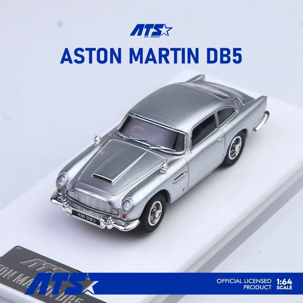 [PRE-ORDER] Mô hình xe ATS 1:64 Aston Martin DB5-Silver 881202