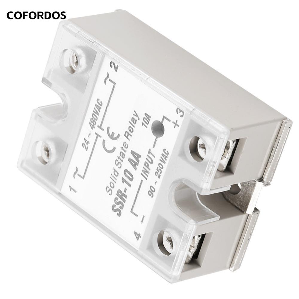 COFORDOS Rơle trạng thái rắn AC-AC, Đầu ra 24-480V Đầu vào AC 90-250V Rơle thể rắn AC, Công tắc rơle