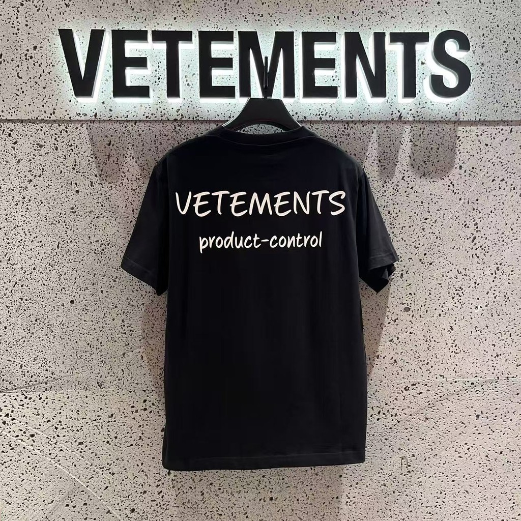 Áo thun mùa hè unisex Vetements 35352021