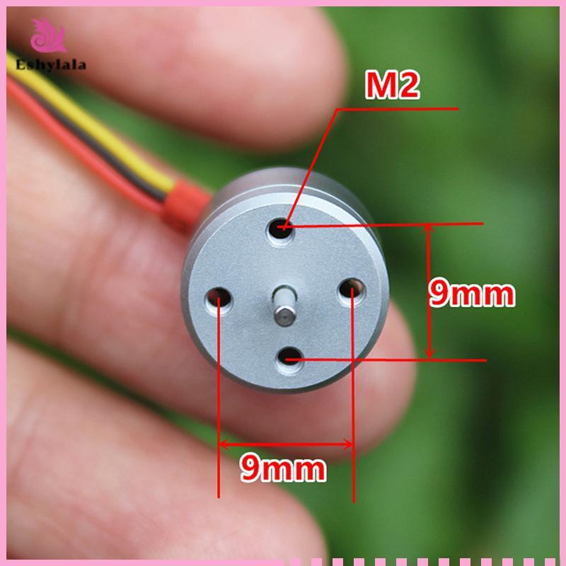 Eshylala Micro 1104 HM Động cơ không chổi than 1-2S 4300KV Mini RC Quadcopter cho máy đi trong nhà D