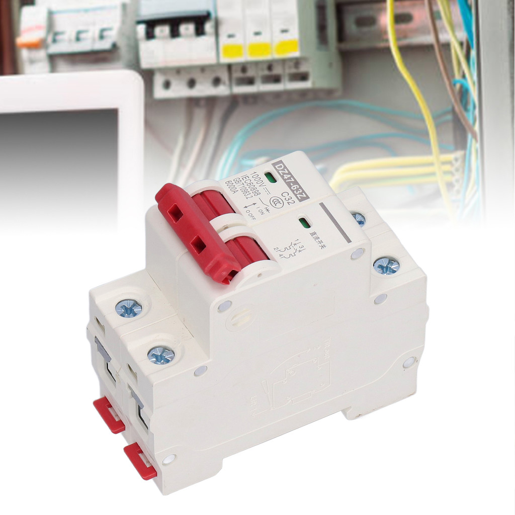 [CSS] Bộ ngắt mạch thu nhỏ DC Bộ cách ly hệ thống PV năng lượng mặt trời 2P DIN Rail Mount 1000V 32A