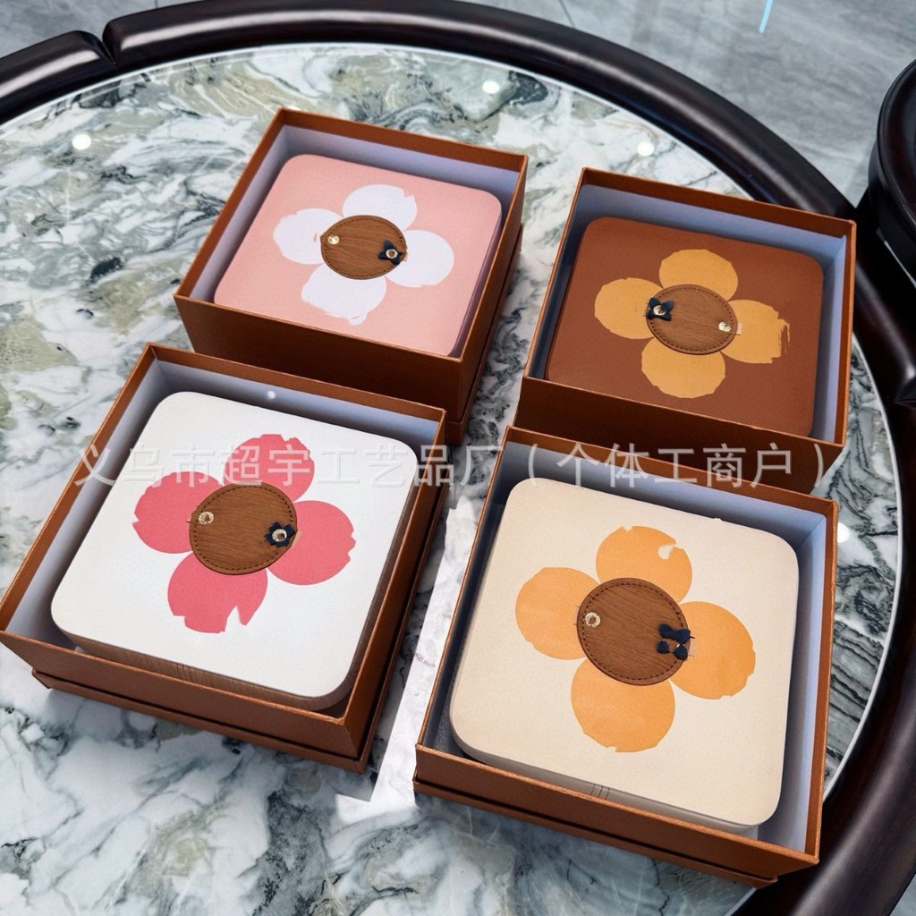 Light Luxury Series Sunflower Leather Colorful Candy Box Storage Box Storage Box Home Studio Desktop
