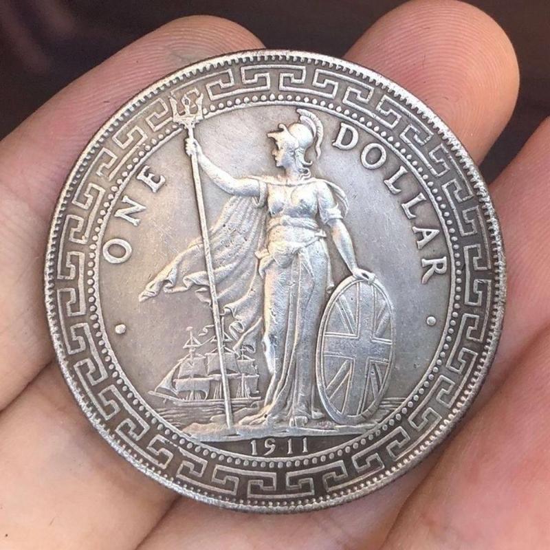 Trạm Anh Nước Ngoài Miễn Phí Vận Chuyển Đô La Bạc Yuan Datou Daqing Bạc Đồng Xu Dayang Rồng Bạc Nước