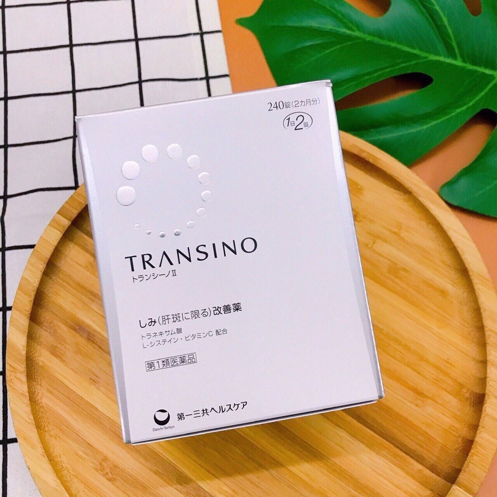 Viên uống Transino hộp 240 viên dưỡng trắng, giảm tàn nh.ang, n.ám hàng Nhật nội địa- Ohayo Shop Jap